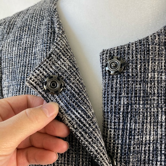 NWT Halogen Petite Tweed Jacket/Blazer - Picture 3 of 3
